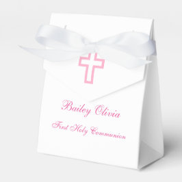 Personalisierte Pink Cross Zent Gefälligkeitsboxen Geschenkschachtel