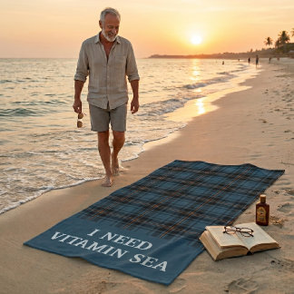 Personalisierte Plaid Beach Rentirement Geschenke  Strandtuch