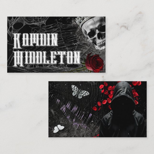 Personalisierte Platzkarten, die Adeline Zade Mea Platzkarte (Vorne/Hinten)