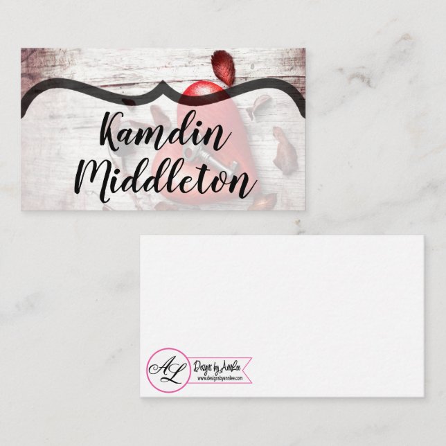 Personalisierte Platzkarten Land Holzschlüssel für (Vorne/Hinten)