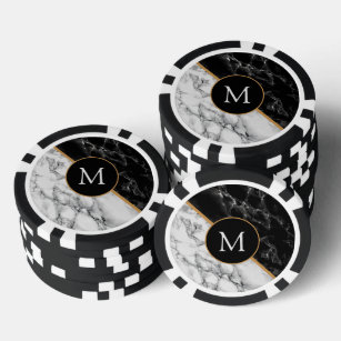 Personalisierte Poker-Chips für Ihren Letter Marbl Pokerchips