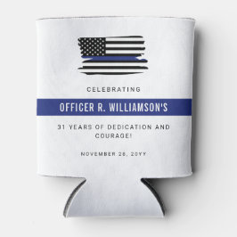 Personalisierte Polizeiresignation Dosenkühler