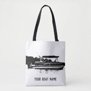 Personalisierte Pontoon Boat Tote Bag