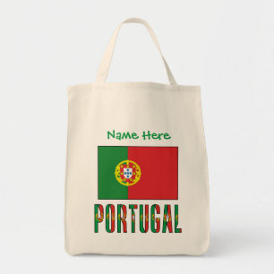 Personalisierte Portugalflagge Heritage Tragetasche