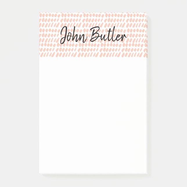 PERSONALISIERTE Post-it-Hinweise Post-it Klebezettel (Vorderseite)