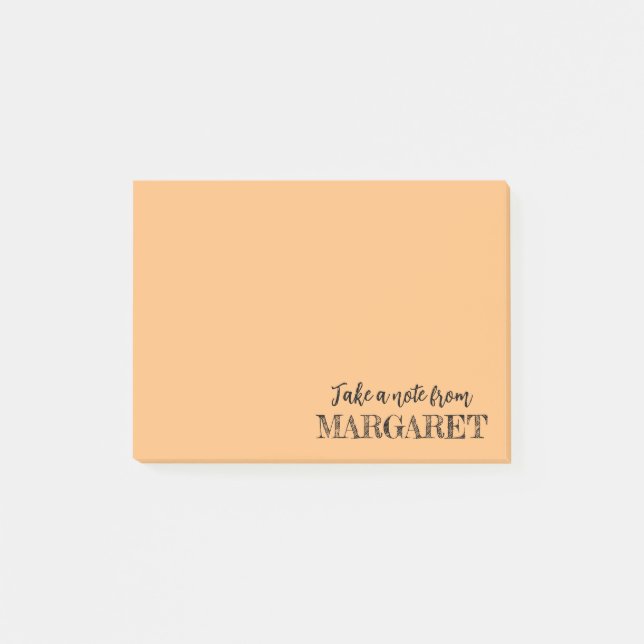 Personalisierte Post-it® Notizen in benutzerdefini (Vorderseite)