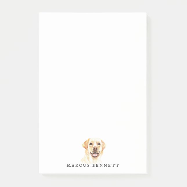 Personalisierte Post It Notizen | Labrador Retriev (Vorderseite)