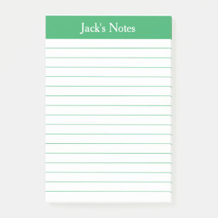 Personalisierte Post-it-Notizen mit klassischer gr Post-it Klebezettel