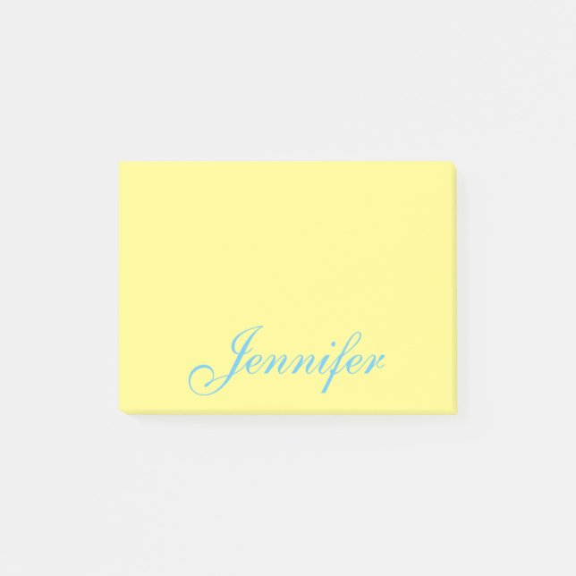 Personalisierte Post it Sticknotes Post-it Klebezettel (Vorderseite)