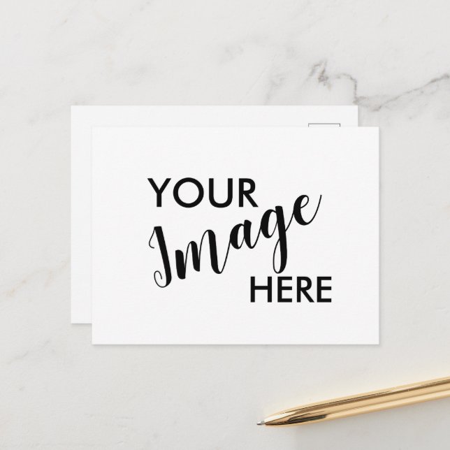 Personalisierte Postkarte (Vorderseite/Rückseite Beispiel)