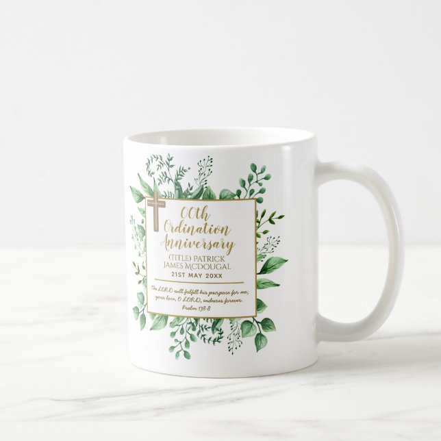 Personalisierte Priesterortung Kaffeetasse (Rechts)