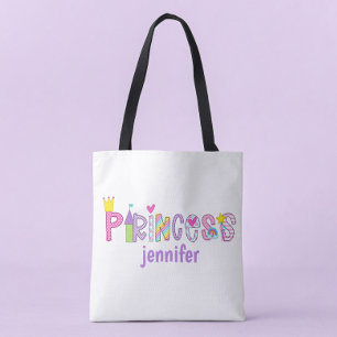 Personalisierte Prinzessin Alphabet leuchtend farb
