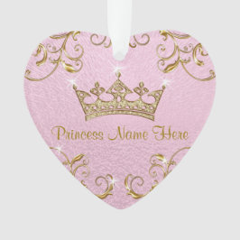 Personalisierte Prinzessin Ornaments Double Sided Ornament