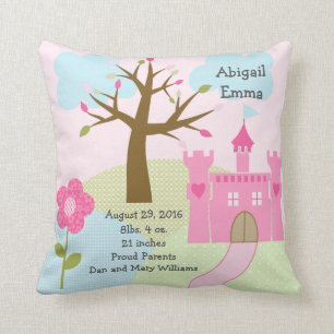 Personalisierte Prinzessin Traum/Burg Sake Pillow Kissen