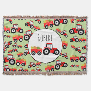 Personalisierte Produktion von roten LKW Decke