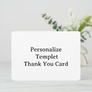Personalisierte professionelle Vorlage 13 x 18 cm