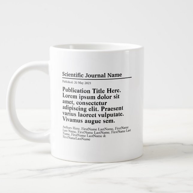 Personalisierte Publikation Jumbo 20oz Tasse (Links)