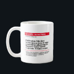 Personalisierte Publikation Klassische Tasse - Rot<br><div class="desc">Ein personalisiertes Geschenk zum Feiern Ihrer veröffentlichten Zeitung! Das perfekte Geschenk für Mitautoren,  Kollegen und Akademiker,  die eine wissenschaftliche Arbeit veröffentlicht haben. Passen Sie mit der wissenschaftlichen Zeitschrift,  Publikationstitel,  Autoren und abstrakt an.</div>