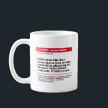 Personalisierte Publikation Klassische Tasse - Rot<br><div class="desc">Ein personalisiertes Geschenk zum Feiern Ihrer veröffentlichten Zeitung! Das perfekte Geschenk für Mitautoren,  Kollegen und Akademiker,  die eine wissenschaftliche Arbeit veröffentlicht haben. Passen Sie mit der wissenschaftlichen Zeitschrift,  Publikationstitel,  Autoren und abstrakt an.</div>