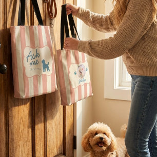 Personalisierte Pudel-Hundemutter-Fototüte