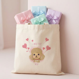 Personalisierte Pudel-Tasche mit individuellem Hun Tragetasche