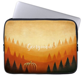 Personalisierte Pumpkin Ernte Autumnal Harvest Laptopschutzhülle