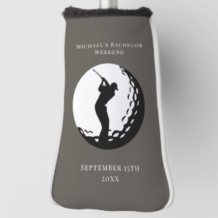 Personalisierte Putter-Abdeckung Bachelor Weeken Golf Headcover