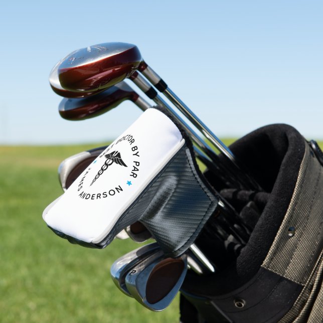 Personalisierte Putter-Abdeckung "Bester Doktor du Golf Headcover (In Situ)