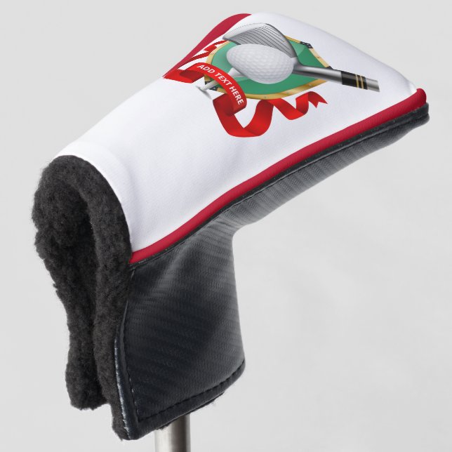 Personalisierte Putter-Abdeckung Golf Headcover (3/4 Vorderseite)