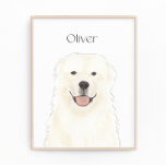 Personalisierte Pyrenäen Hunde Kunst Fotodruck<br><div class="desc">Ich bin in Liebe mit dieser wunderschön detaillierten Aquarellbild einer großen Pyrenäen! Personalisieren Sie diese Kunstdrucke mit Ihrem Namen oder Monogramm, um Ihre Dekoration zu ergänzen und Schriftart zu ändern, indem Sie bei der Personalisierung die Option "Bearbeiten mit dem Designwerkzeug" auswählen. Bestellen Sie die Erholung meiner Kollektion für die süßeste...</div>