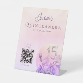 Personalisierte QR-Code-App Sockelschild