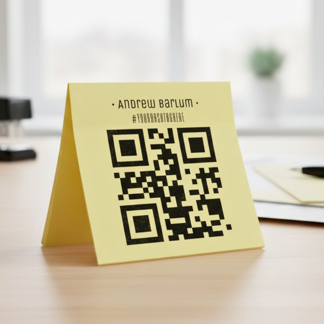 Personalisierte QR-Code-Briefmarke Permastempel (Personalized QR Code Self-Inking Rubber Stamp)