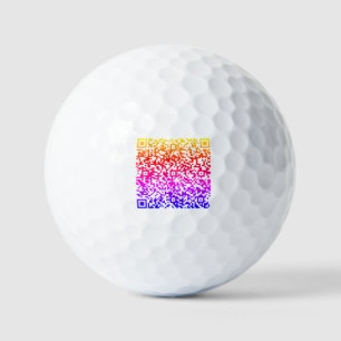 Personalisierte QR Code Scan Info Briefmarke Golf  Golfball