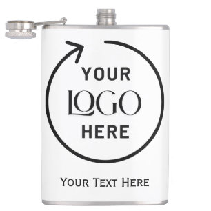 Personalisierte quadratische Logo-Flasche Flachmann