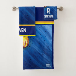 Personalisierte Quallen Badhandtuch Set