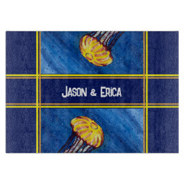 Personalisierte Quallen Schneidebrett