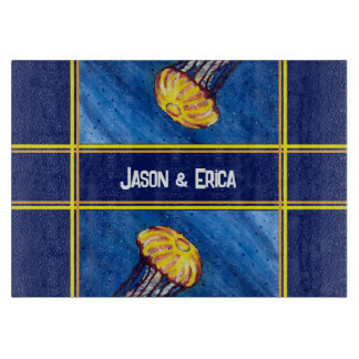 Personalisierte Quallen Schneidebrett