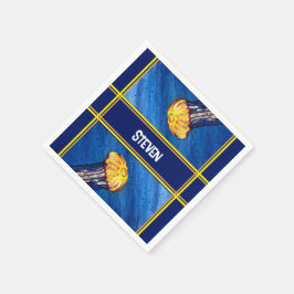 Personalisierte Quallen Serviette