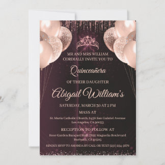 Personalisierte Quinceañera-Einladung | Mis Quince Einladung