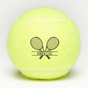 Personalisierte Rackets Tennisbälle