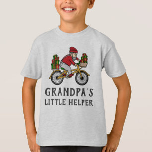 Personalisierte Radfahrerweihnachtsfamilie passt z T-Shirt