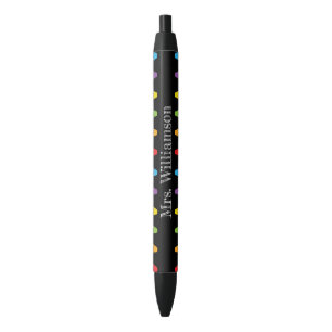 Personalisierte Rainbow Crayons Lehrerbewertung Kugelschreiber