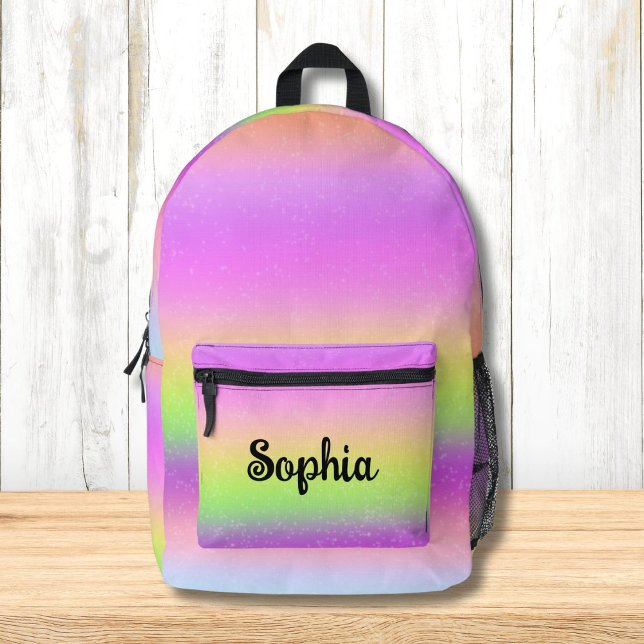 Personalisierte Rainbow-Farben Bedruckter Rucksack (Von Creator hochgeladen)