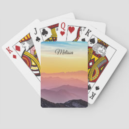 Personalisierte Rainbow Sky Playing Cards | EDITAB Spielkarten