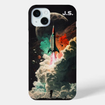 Personalisierte Rakete zum Mond