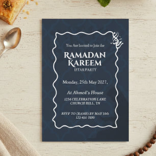 Personalisierte Ramadan Kareem Iftar-Einladung Einladung