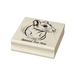 Personalisierte Ratte Gummistempel