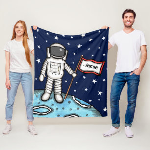 Personalisierte Raumfahrtbehörde Kosmonaut Fleece 