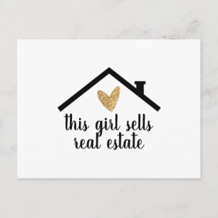 Personalisierte Realtor Postkarte