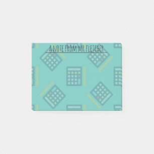 Personalisierte Rechenleistung Post-it Klebezettel